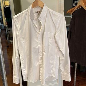 COPY - Thomas Mason men’s size S white Oxford dress shirt
